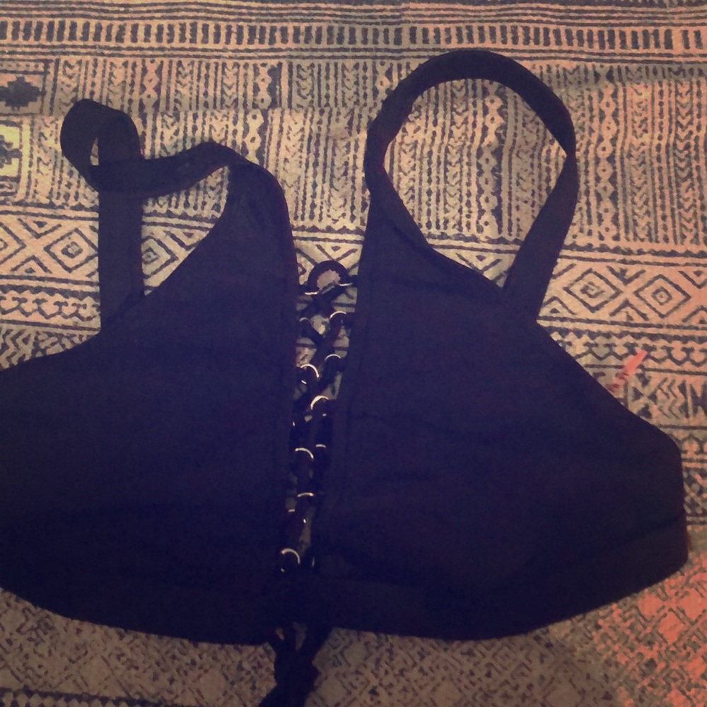 Forever 21 Laceup Bikini Top